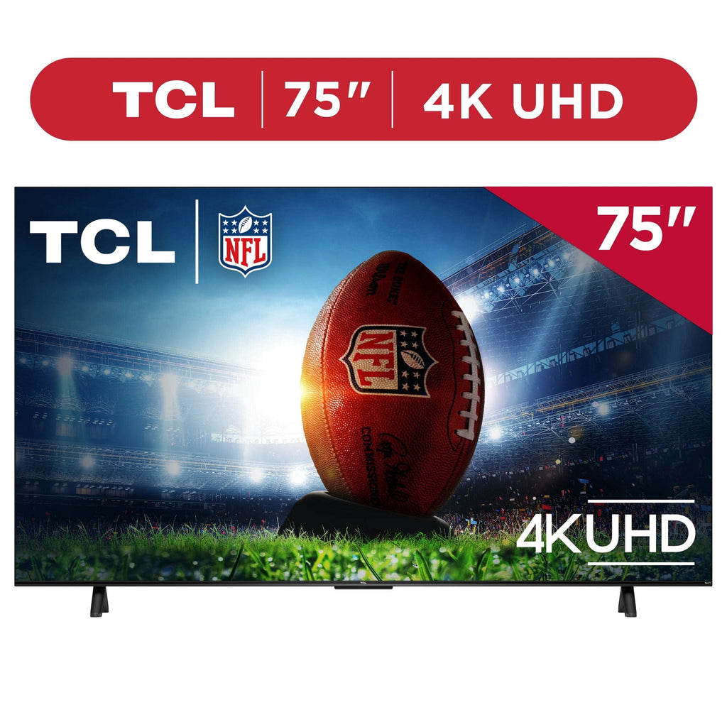 TCL 75in 4-Series 4K UHD HDR Smart TV With Roku And Voice Control