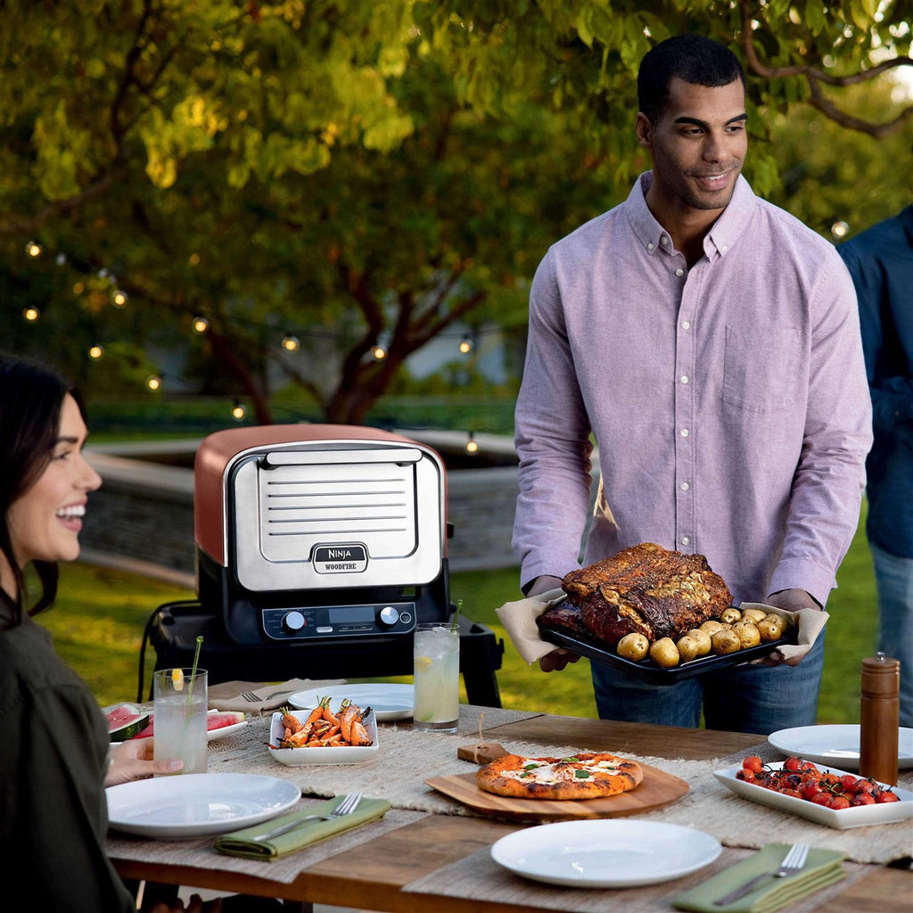 Ninja Woodfire 8-in-1 Outdoor Pizza Oven - Stainless