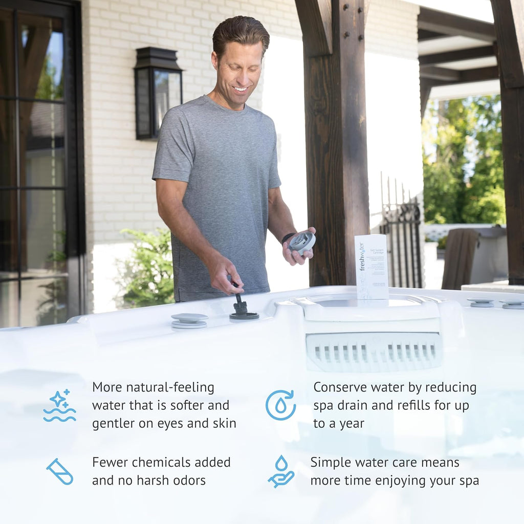 FreshWater Salt System Cartridge 3 Pack - Water Treatment Replacement Cartridge