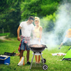 SalonMore Portable Charcoal Grill, 18 inch - Travel Camp Charcoal Stove