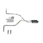 Silverado 88-95 Dual Exhaust System With 2.5 Pipe, Flowsound Muffler And RC Tip - Side Exit