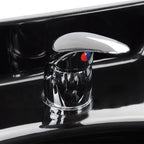 Shampoo Bowl Hair Sink With Gel Neck Rest, Hair Trap And CUPC Vacuum Breaker