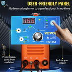 SKYSHALO 155Amp 3-in-1 TIG Welder, 110V High Frequency TIG/Stick/Clean Welding Machine