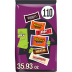 Hershey Assorted, Halloween Candy Bulk Variety Bag, 35.93 oz (110 Pieces)