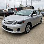 Spec-D Tuning Black Projector Headlights With LED Strip, Left And Right Pair - Toyota Corolla 2011-2013