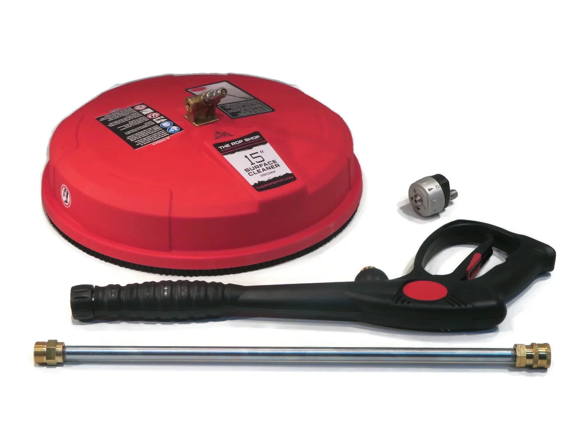 The ROP Shop Pressure Washer Spray Gun Kit With 18" Extension Lance, 15" Surface Cleaner And 5-in-1 Nozzle - K1750GM, K2200AB, K1800G, K2000G