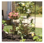 American Garden Works Narrow Screen Trellis, Black 64.25"H - STNMB