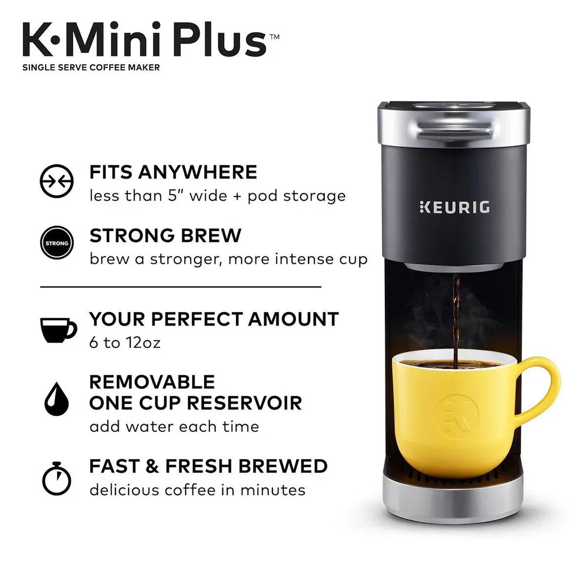 Keurig K-Mini Plus Single Cup Coffee Machine - 46217181