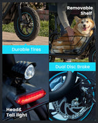 Adults Electric Scooter With Large Middle Basket - 550W And 650W Styles