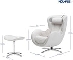 Nouhaus Classic Massage Chair With Ottoman, Bluetooth Speakers - N-0003