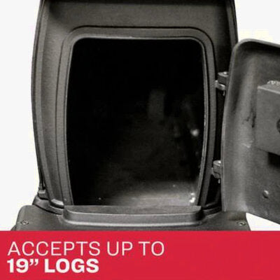 Logwood Cast Iron Wood Stove, 900 Sq. Ft., EPA Exempt - 1269E