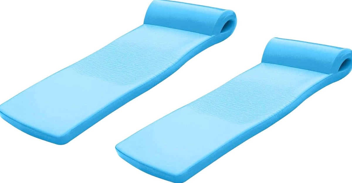 TRC Recreation Pool Lounger Float 34in L x 30in W, 2 Pack - Super Soft Ultra Sunsation