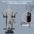 Syedee Plate Loaded Standing Hip Training Machine, Adjustable 9 Height Settings, 450lbs Capacity