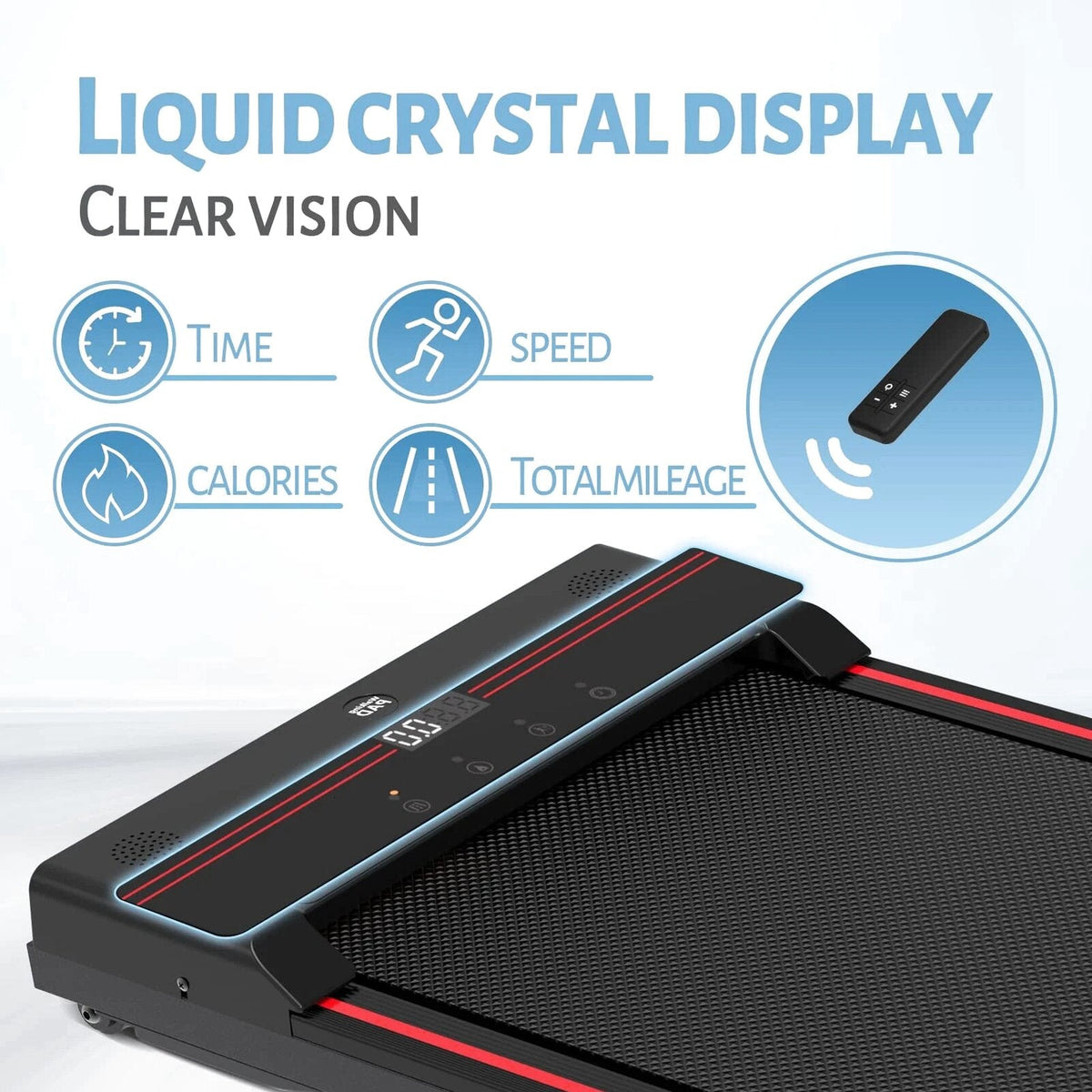 Sperax Under Desk Walking Pad Treadmill, 2.5 Horsepower, 320 Pounds, Classic