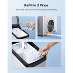 TAOTRONIC Countertop Nugget Ice Maker - 26lb Per Day
