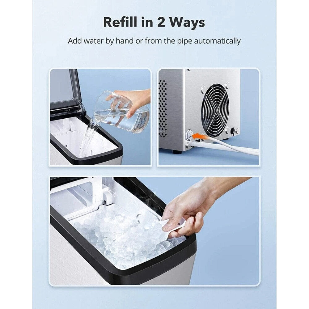 TAOTRONIC Countertop Nugget Ice Maker - 26lb Per Day