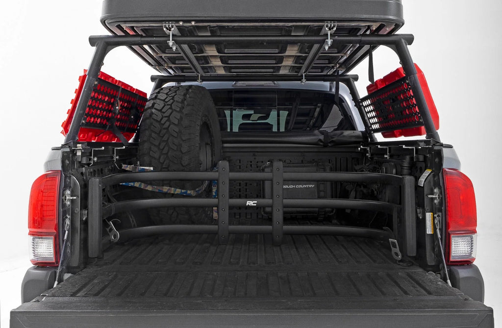 Rough Country Bed Rack Molle Panel Kit For 2005-2023 Toyota Tacoma - 73114