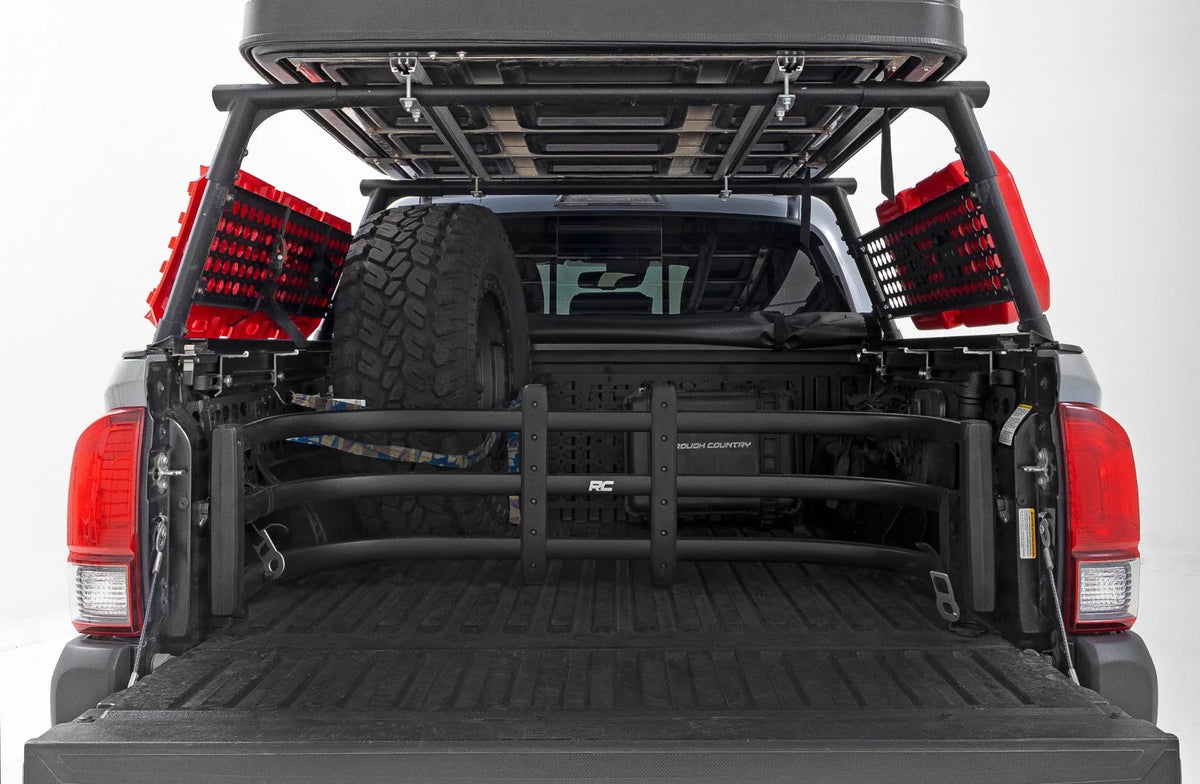 Rough Country Bed Rack Molle Panel Kit For 2005-2023 Toyota Tacoma - 73114