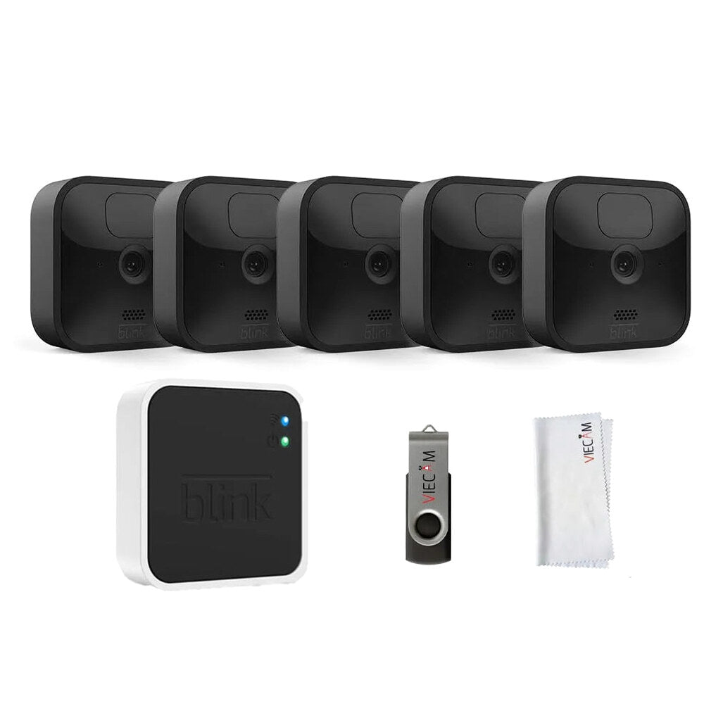 Blink Outdoor 5-Camera Wireless Weather-Resistant 1080p HD Security System With Night Vision And Local Storage