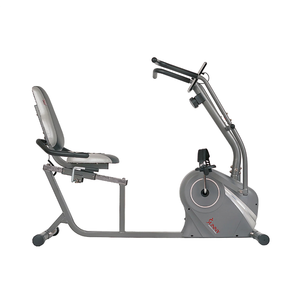 Sunny Health & Fitness Magnetic Recumbent Cross Trainer Bike With Arm Exercisers - SF-RB4936