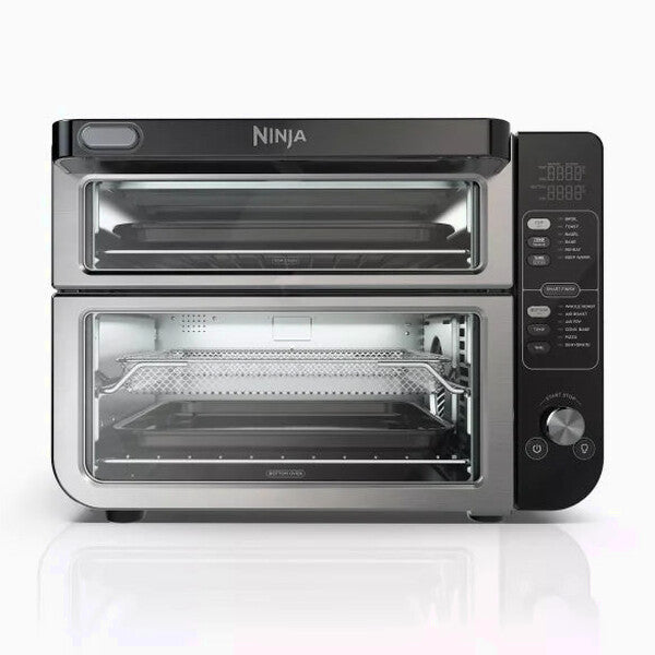 Ninja 12-in-1 Double Oven With FlexDoor, FlavorSeal, Smart Finish, Convection And Air Fry - DCT401