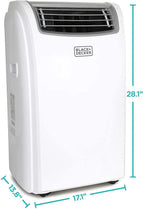 BLACK+DECKER Portable Air Conditioner With Heat And Remote Control - 14,000 BTU