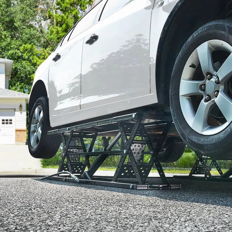 5000 lb Portable Car Lift System - Automatic Hydraulic Garage Jack