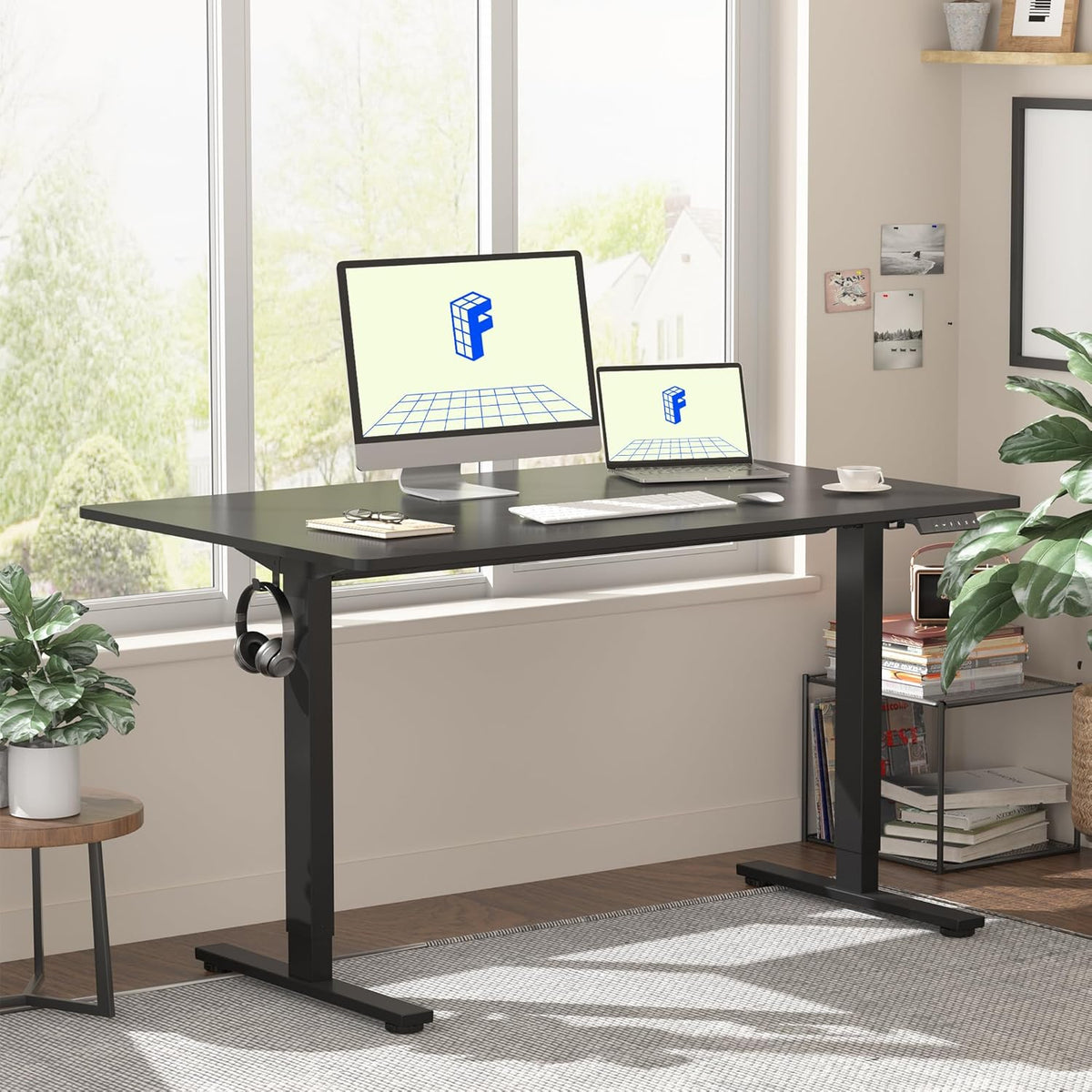 FLEXISPOT Electric Standing Desk With Whole-Piece Desktop - EN1