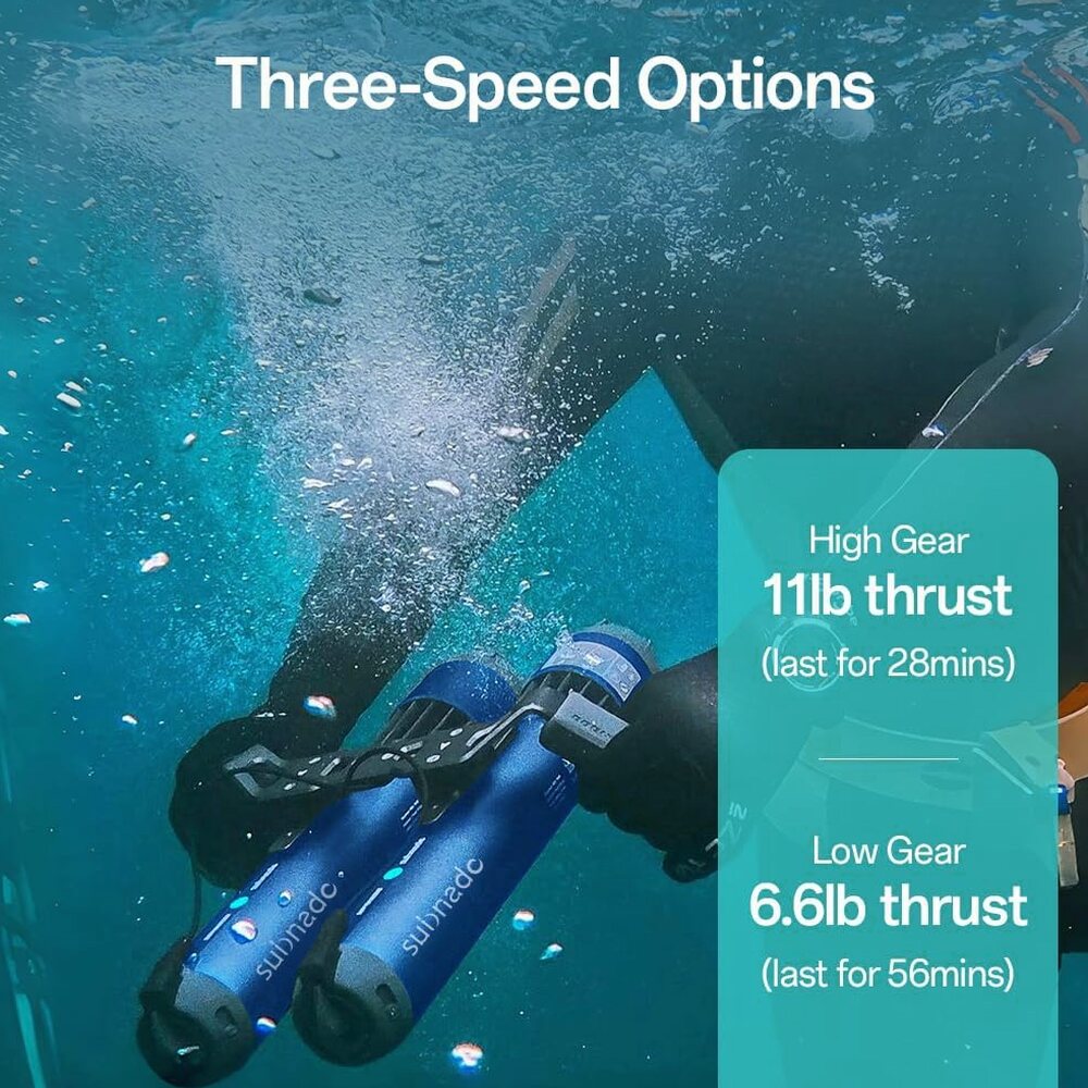Waydoo Subnado Underwater Scooter Lite Blue - Subnado Lite