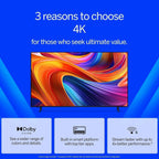 VIZIO 50in 4K HDR Smart LED TV, Black - V4K50M-08