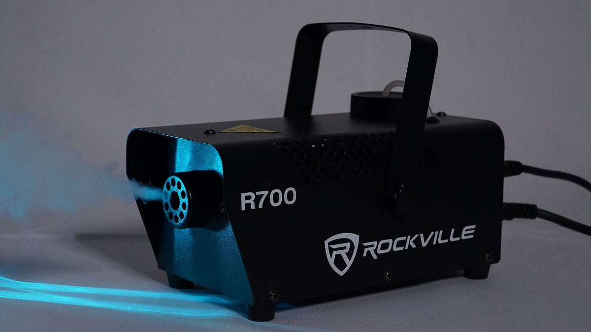 Rockville R700 440W Water-Based Fog Machine, 3000 CFM Output, Wired and Wireless Timer Remotes, for Haunted Houses and Events