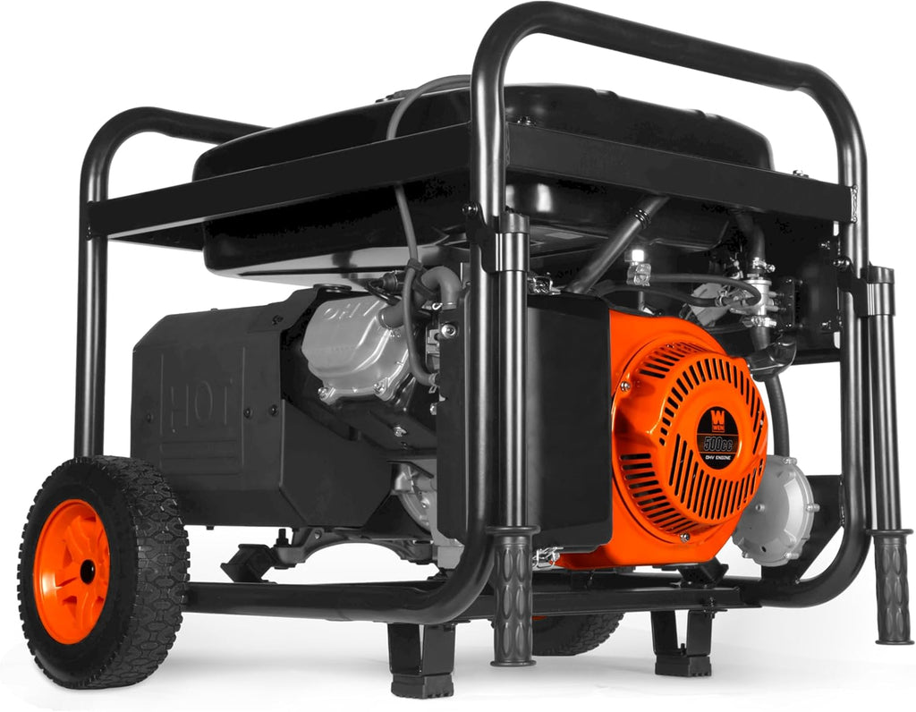 WEN 14500-Watt 120V/240V Tri-Fuel Generator With Electric Start And Wheel Kit - TF1450