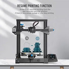 Creality Ender 3 V2 3D Printer, 220x220x250mm, Aluminum, Black - Ender 3 V2