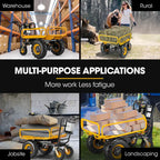 Baumr-Ag 40V Electric Material Dumper, 300kg Load Capacity, 100L - BPR-1000e