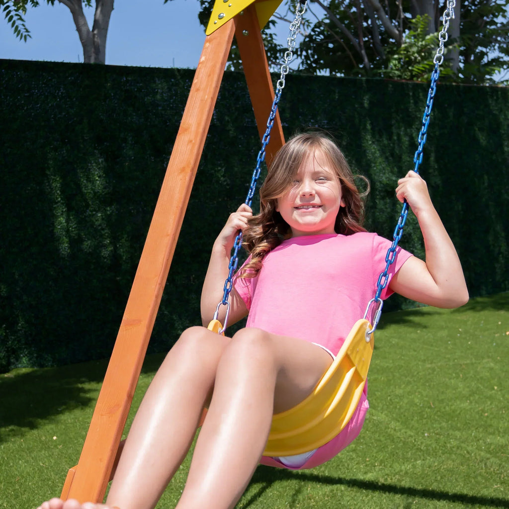 Sportspower Brooklyn Wooden Swing Set With 3 Swings