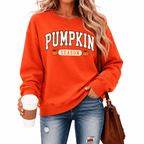 MOUSYA Halloween Sweatshirt Women Spooky Season Shirt Pumpkin Fall Sweatshirt Ghost Long Sleeve Pullover Tops