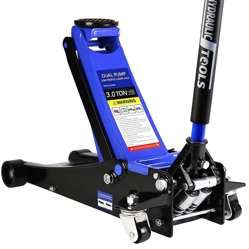 3 Ton Low Profile Hydraulic Floor Jack, 6000 lbs, 5.1-20 Lift Range