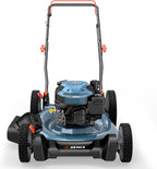 SENIX Gas Lawn Mower 144 cc 21 inch 2-in-1 Push, 4-Cycle Engine, 6-Position Cutting Height