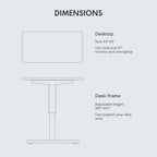 FLEXISPOT Electric Standing Desk With Whole-Piece Desktop - EN1