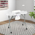 LDAILY Portable Nail Table With Electric Dust Collector