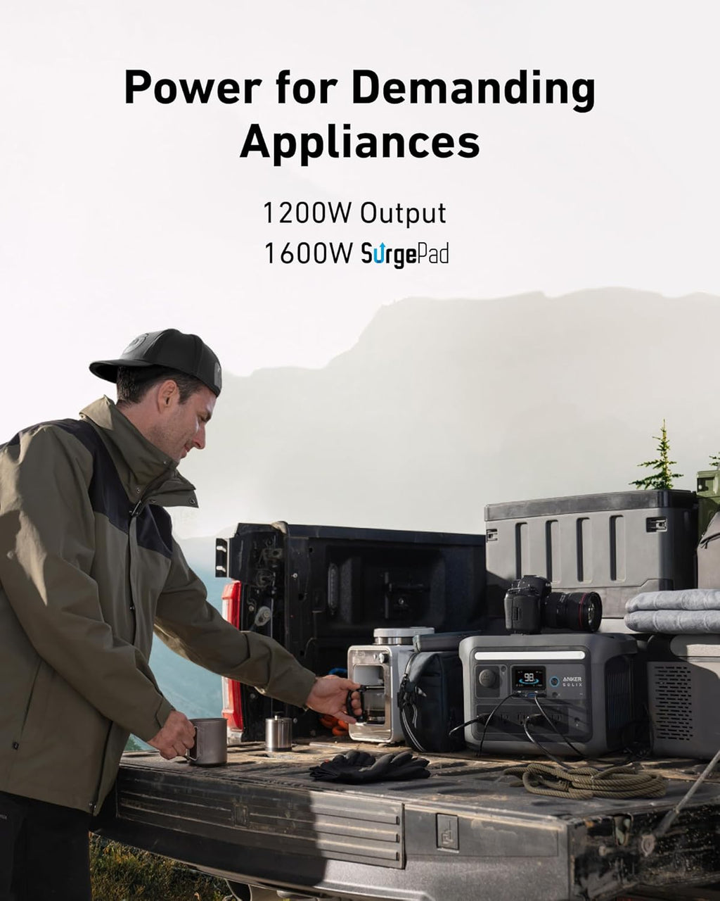 Anker SOLIX C800 Portable Power Station 768Wh 1200W Peak 1600W - C800