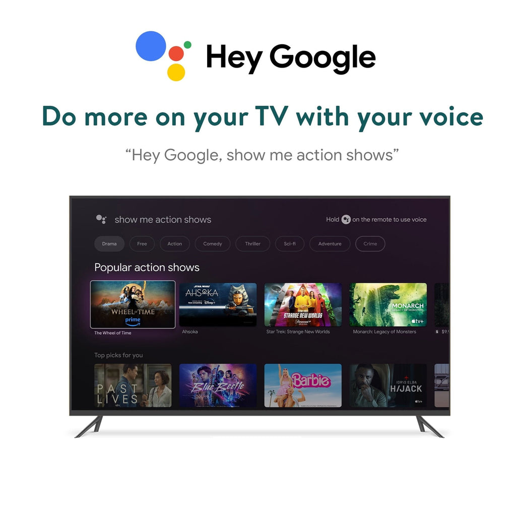 Onn. 4K Pro Streaming Device With Google TV, 4K UHD, Dolby Vision & Atmos, Wi Fi 6