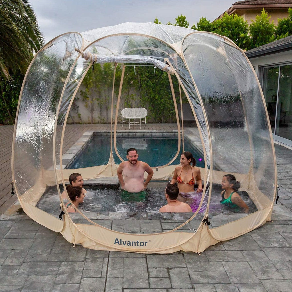 Alvantor Bubble Tent Pop Up Gazebo 8-10 Person 3.6x3.6x2.4H m