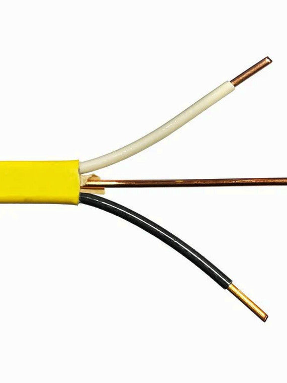Unbranded* 250-Ft 12-2 AWG NM-B Indoor Electrical Copper Ground Cable, White
