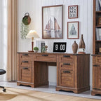 60' Farmhouse Wood Executive Computer Desk - 22'D x 60'W x 30'H