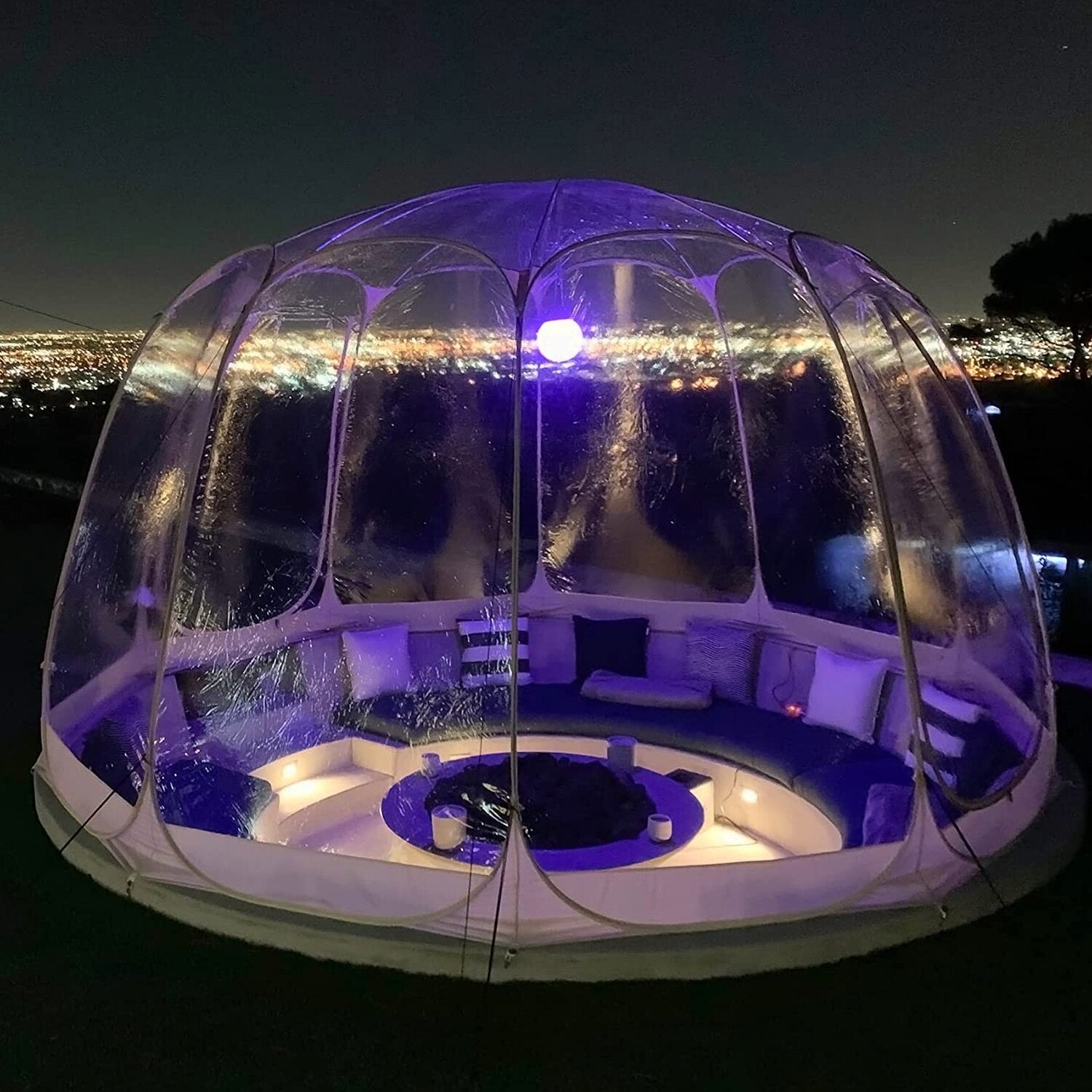 Alvantor Bubble Tent Pop Up Gazebo 8-10 Person 3.6x3.6x2.4H m