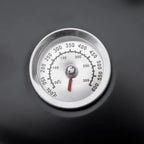 Outsunny 3-in-1 16in Round Charcoal BBQ Smoker Grill With 2 Cooking Areas And Thermometer - Black