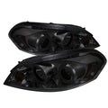 Spyder Projector Headlights With LED Halo, Smoke - Chevy Impala 06-13 / Monte Carlo 06-07