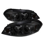 Spyder Projector Headlights With LED Halo, Smoke - Chevy Impala 06-13 / Monte Carlo 06-07