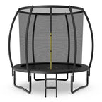 Large Backyard Trampoline With Enclosure Net, Safety Pad And Ladder - 8/10/12 Ft Round
